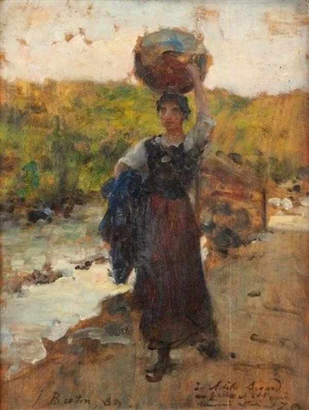 Studio per La lavandaia del 1890